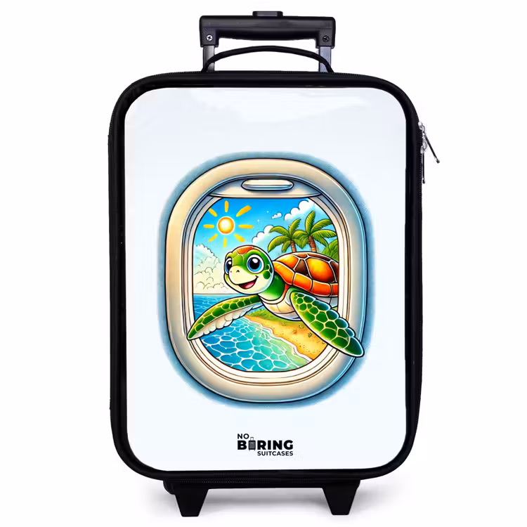 Children's suitcase - Turtle at a tropical beach — 1