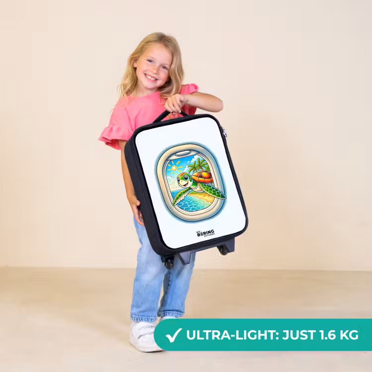 Children's suitcase - Turtle at a tropical beach — 5
