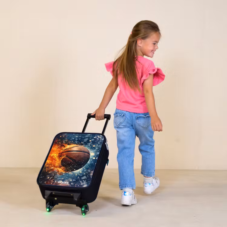 Children's suitcase - Vibrant basketball — 1