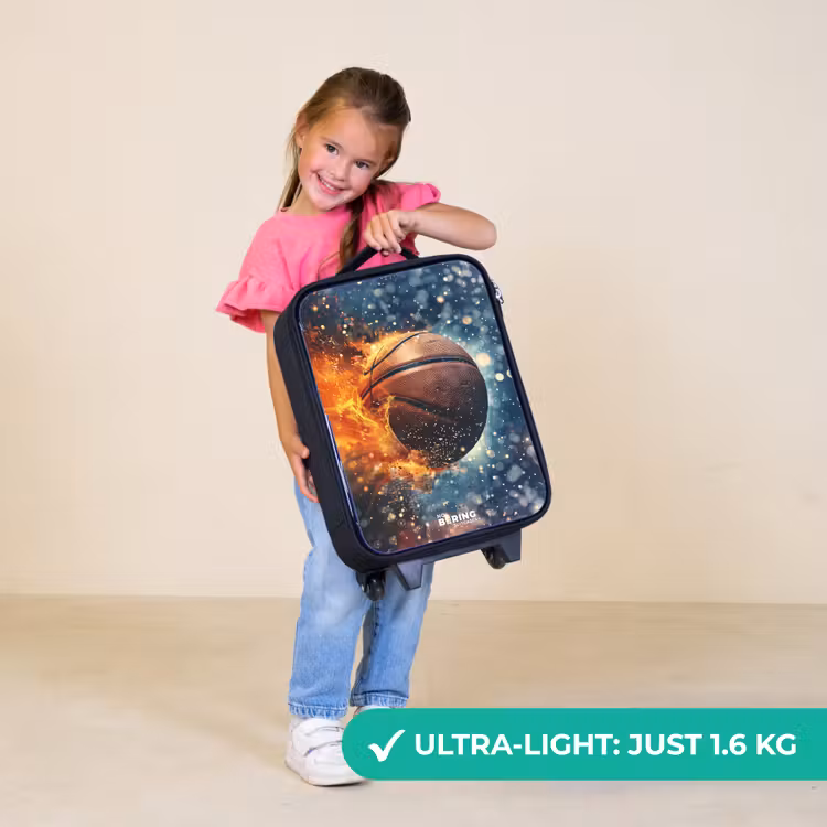Children's suitcase - Vibrant basketball — 3