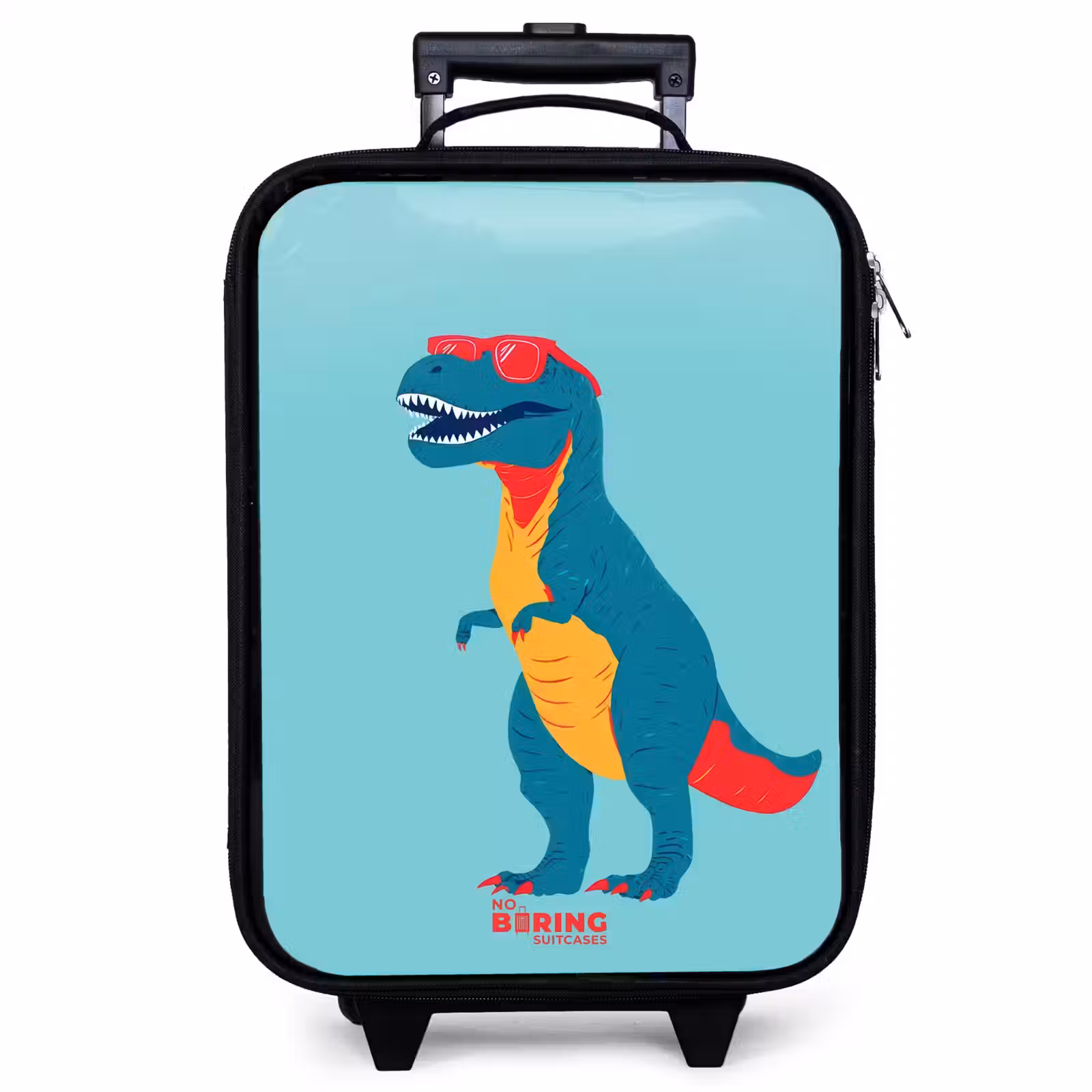 Children's suitcase - Cool T. rex with sunglasses — 1