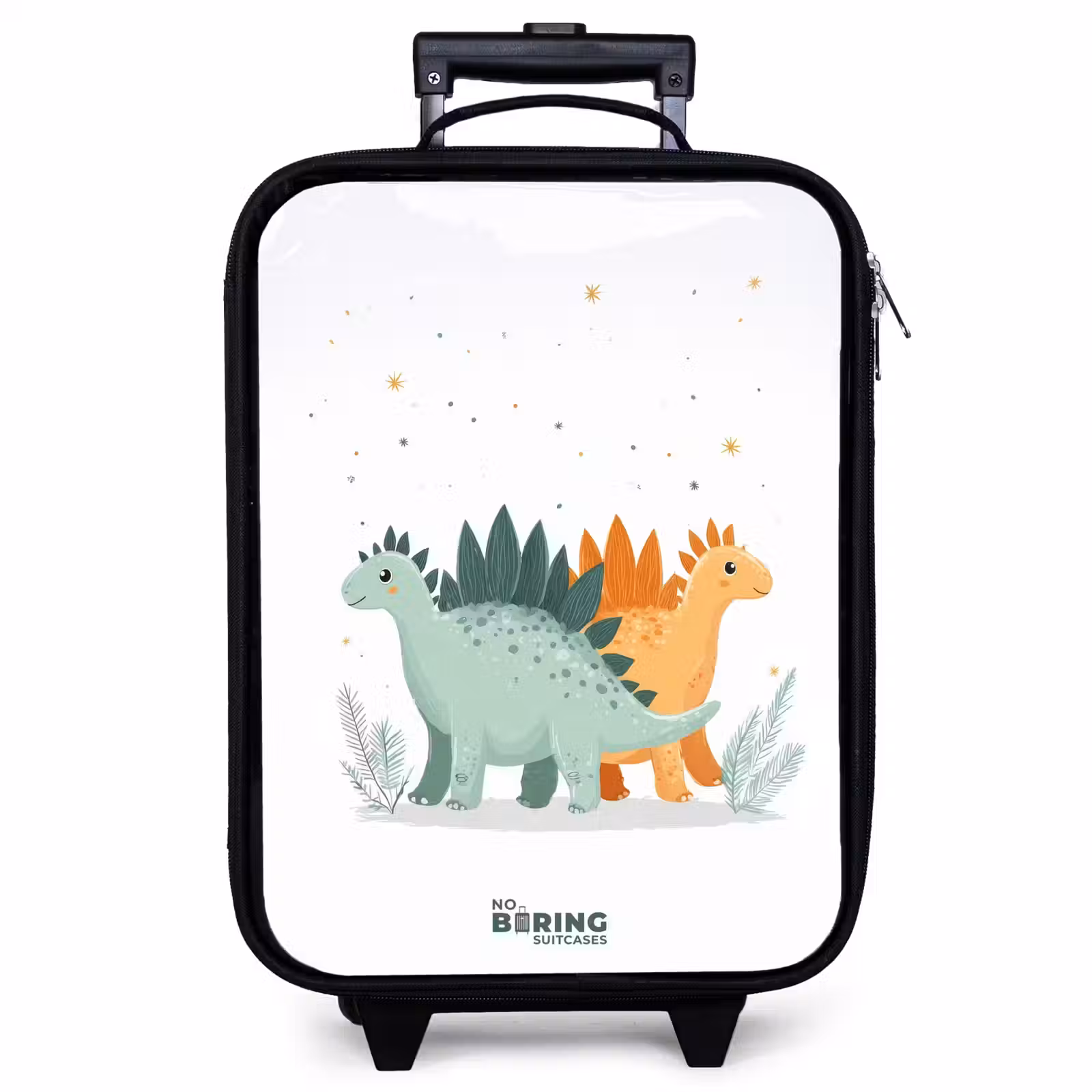 Children's suitcase - Stegosaurus duo under shower of stars — 1