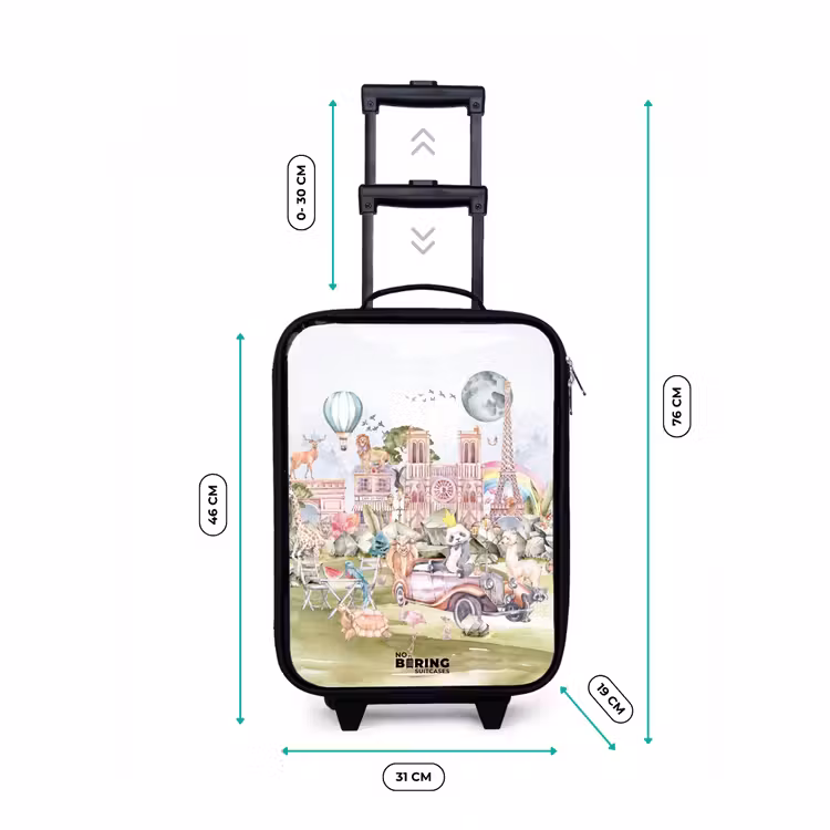 Children's suitcase - Animal fantasy city — 3
