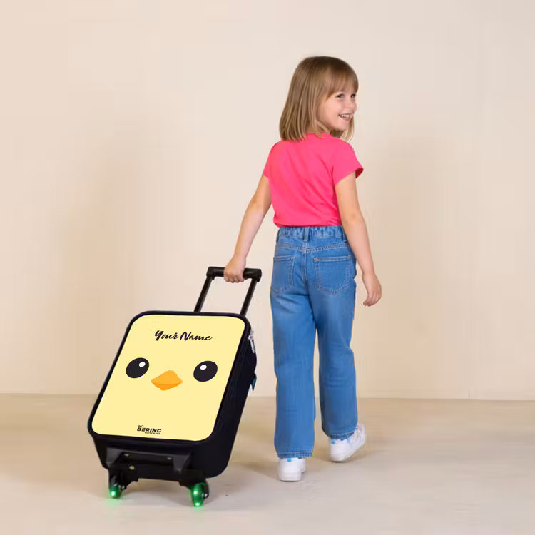 Children's suitcase - Kawai - Chick - Yellow — 2