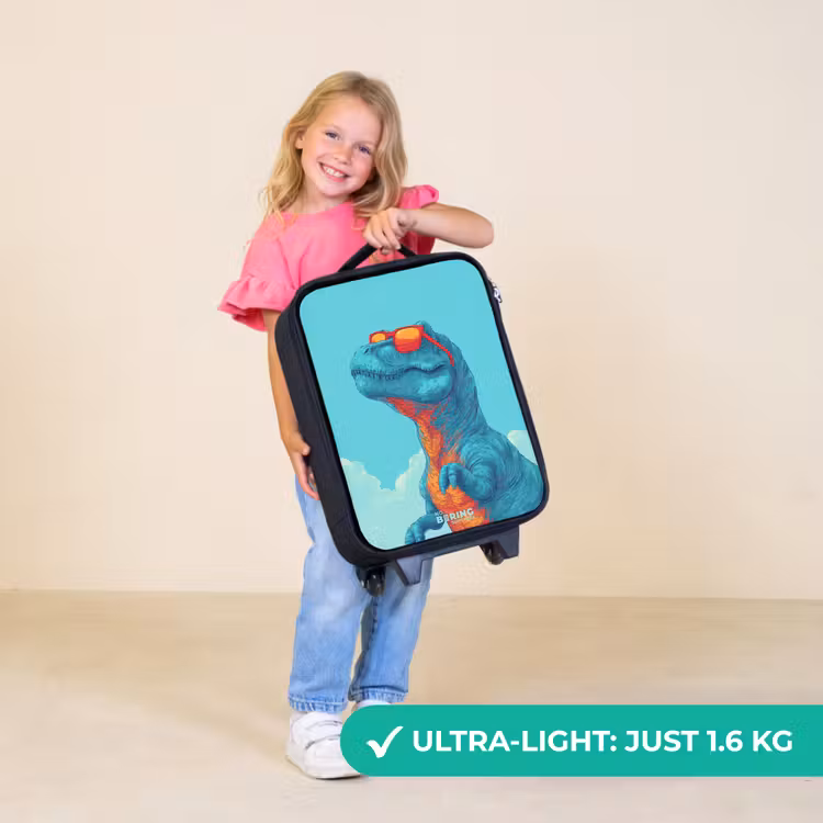 Children's suitcase - Dino with sunglasses — 5
