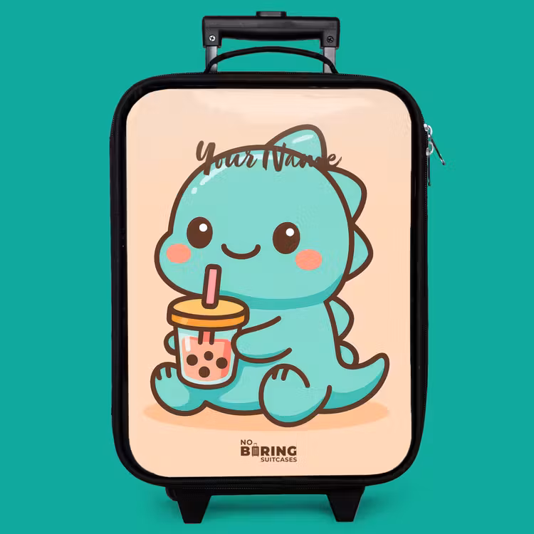 Children's suitcase - Kawai - Dino - Bubbletea — 4