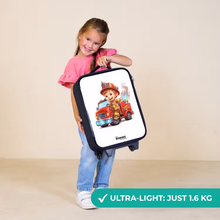 Children's suitcase - Fire department with fire engine — 3