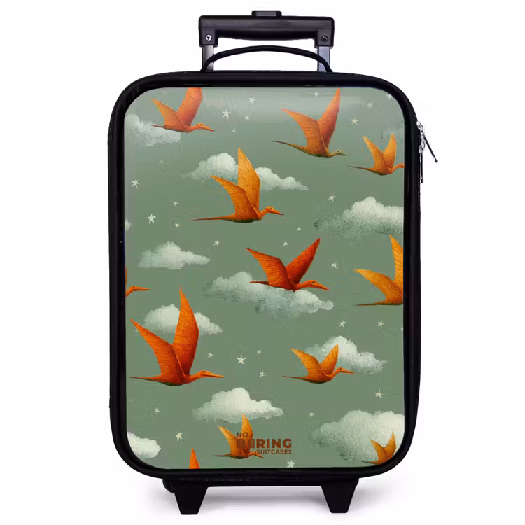 Children's suitcase - Flying pterosaurs among stars — 1