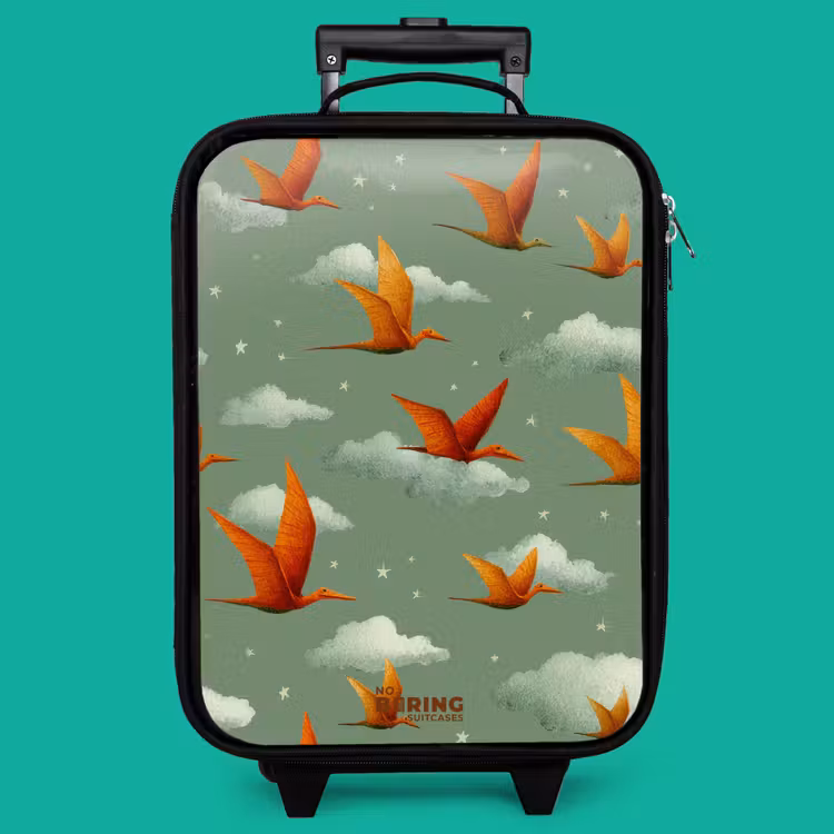 Children's suitcase - Flying pterosaurs among stars — 4