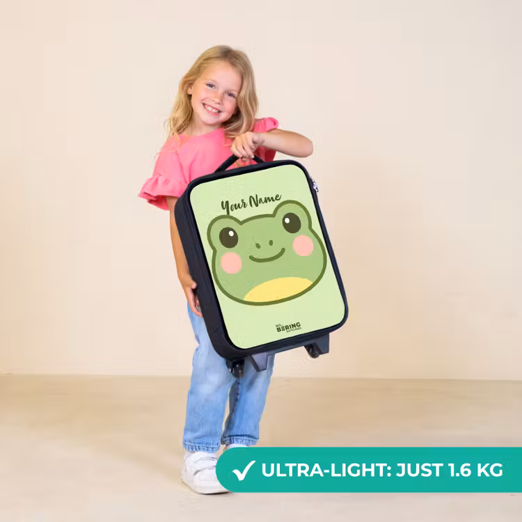 Children's suitcase - Kawai - Frog - Green — 5