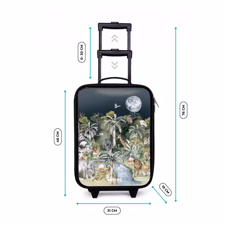 Children's suitcase - Jungle in the moonshine — 3