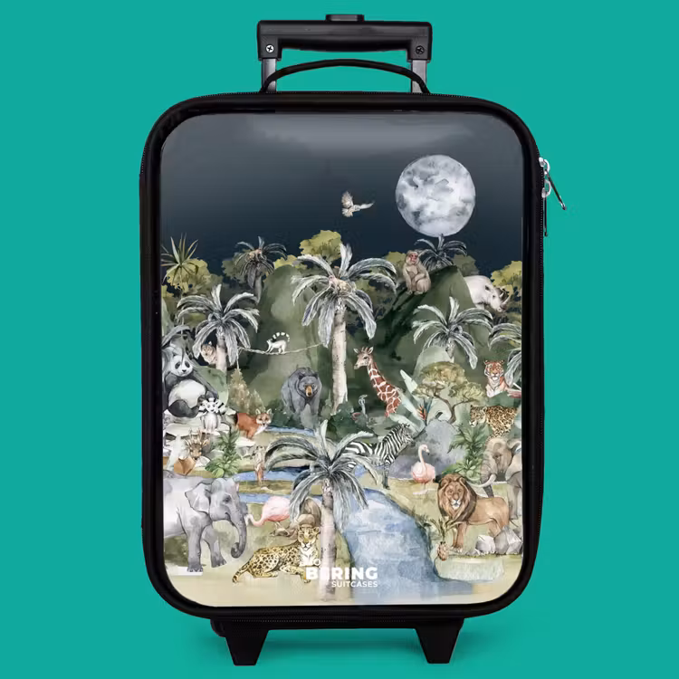 Children's suitcase - Jungle in the moonshine — 4