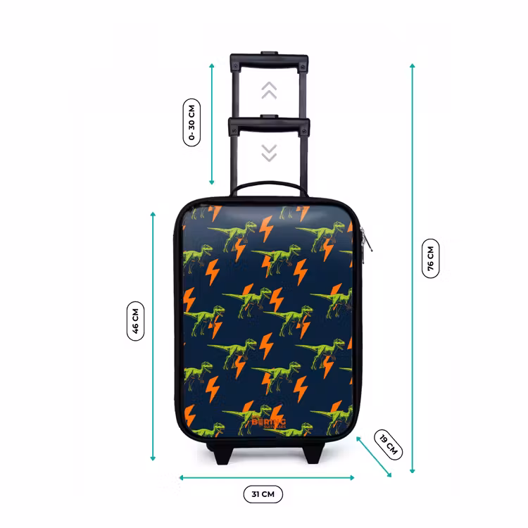 Children's suitcase - Lightning-fast raptors — 3