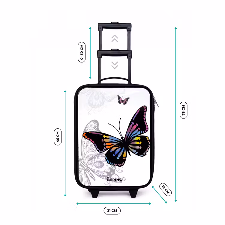 Children's suitcase - Petal papillon — 3