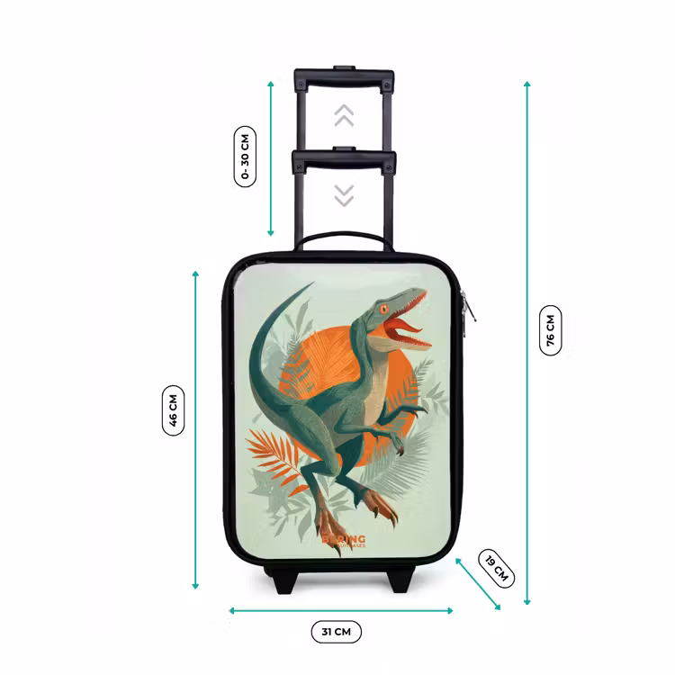 Children's suitcase - Prowling hunter with leaves — 3