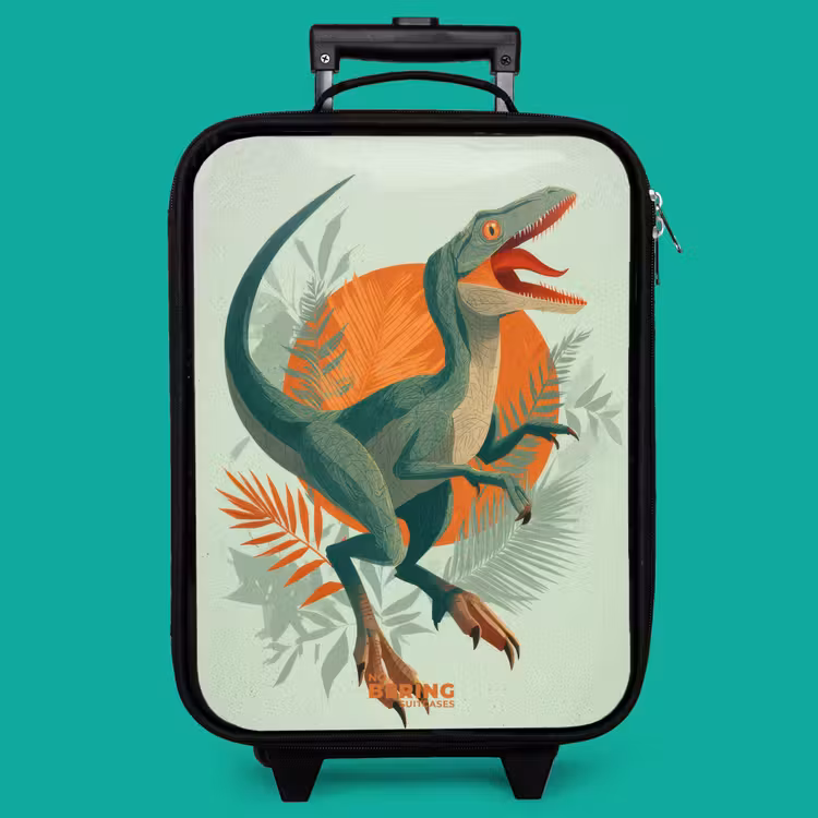Children's suitcase - Prowling hunter with leaves — 4