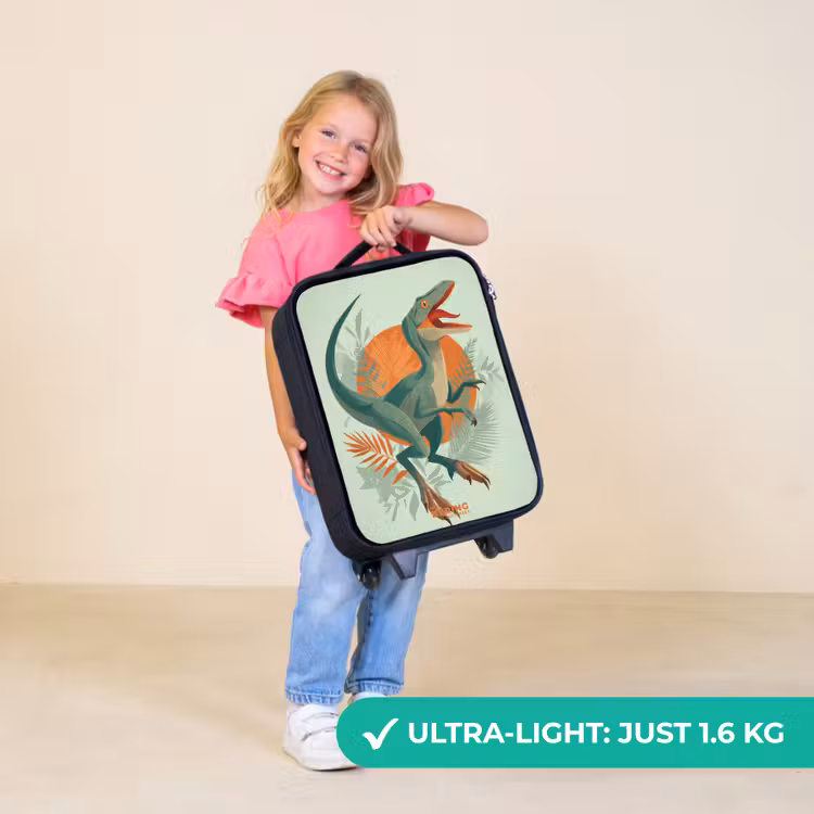 Children's suitcase - Prowling hunter with leaves — 5