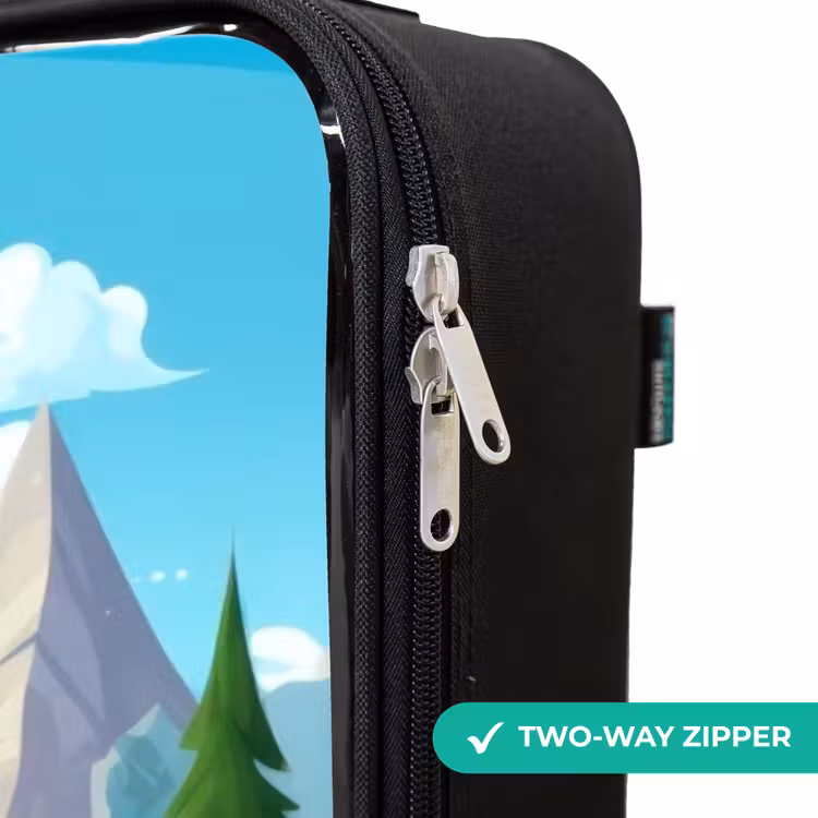 Children's suitcase - Steam train through mountain scenery — 4