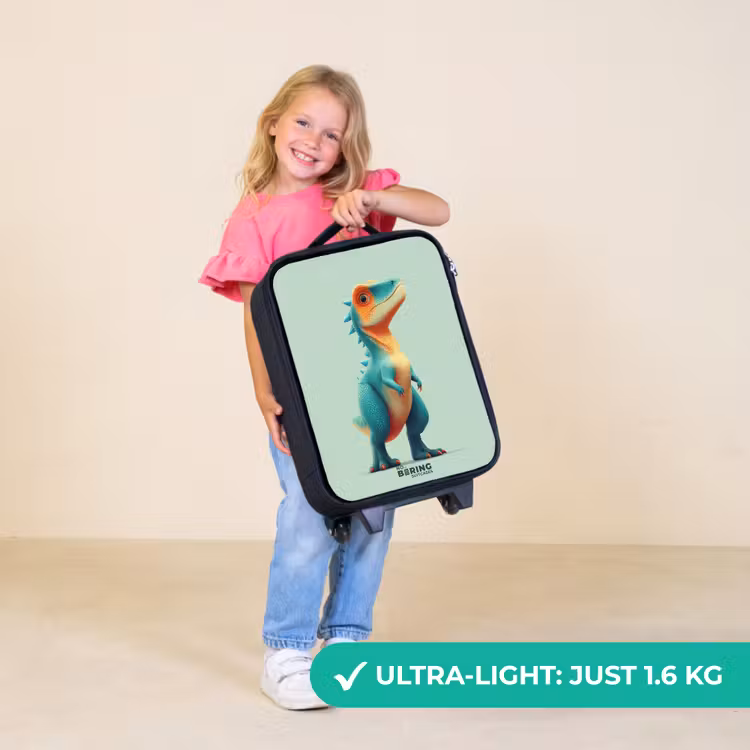 Children's suitcase - Tough dino with big eyes — 5