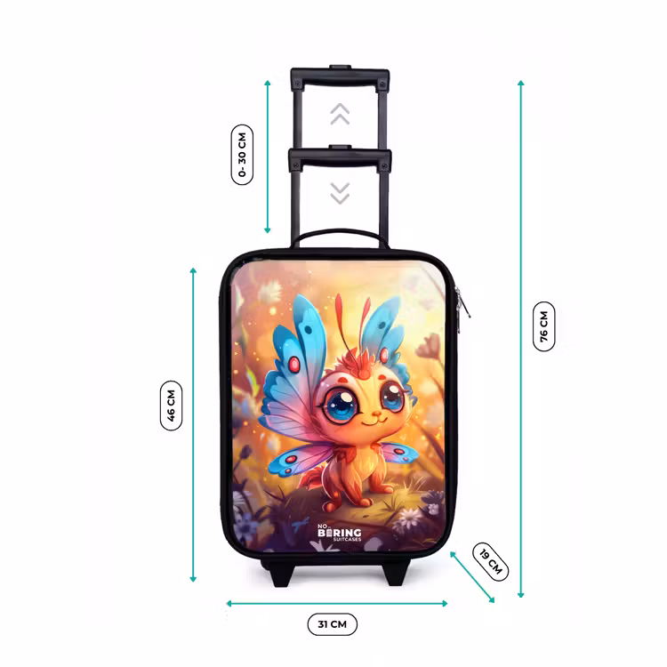 Children's suitcase - Valerio butterfly-like — 3