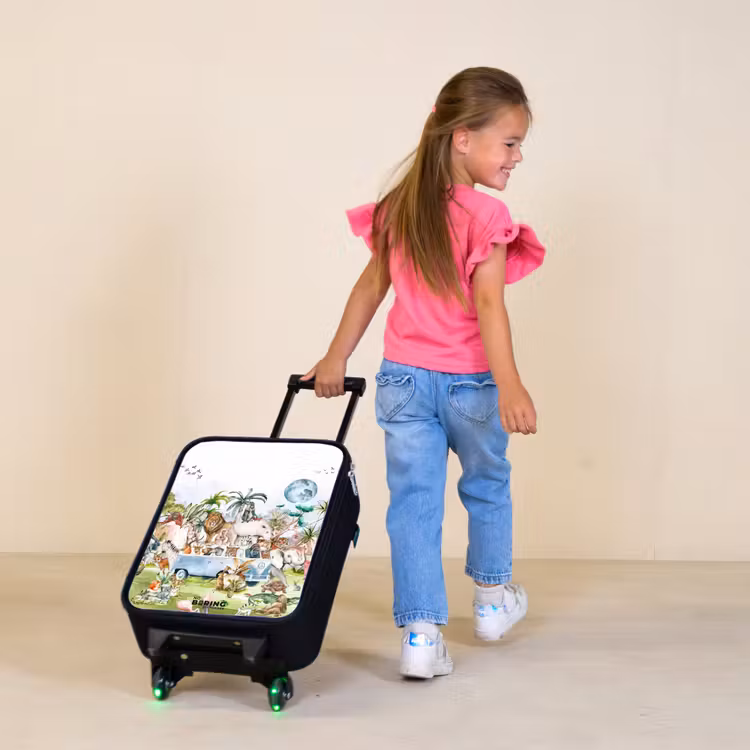 Children's suitcase - Van full of animals — 2