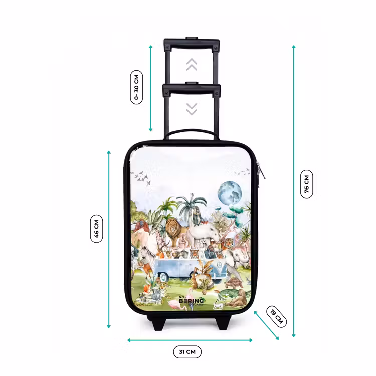 Children's suitcase - Van full of animals — 3