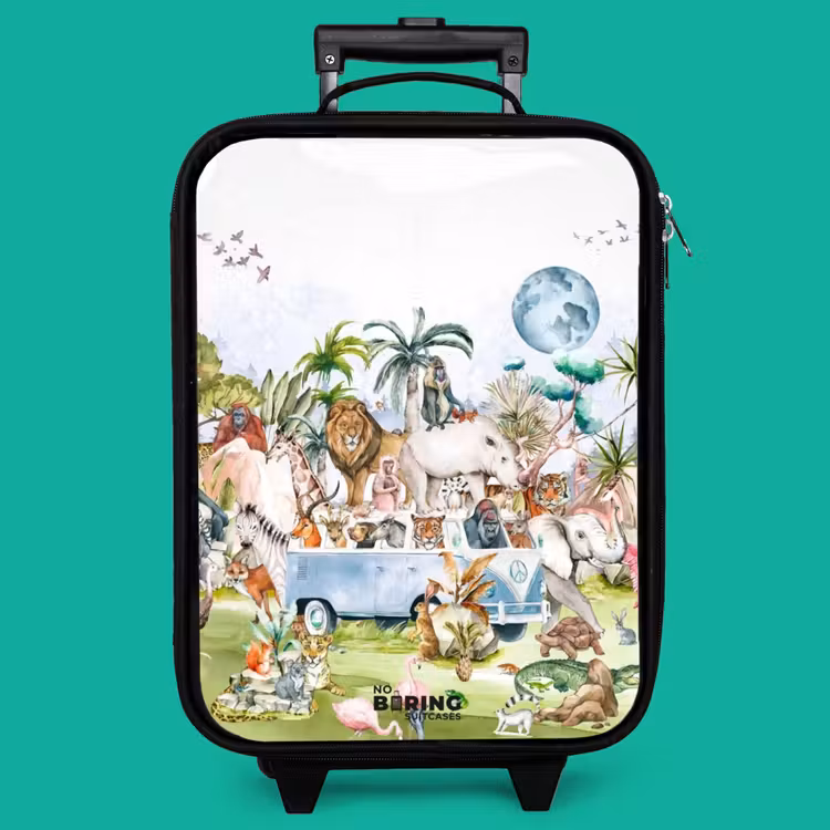 Children's suitcase - Van full of animals — 4