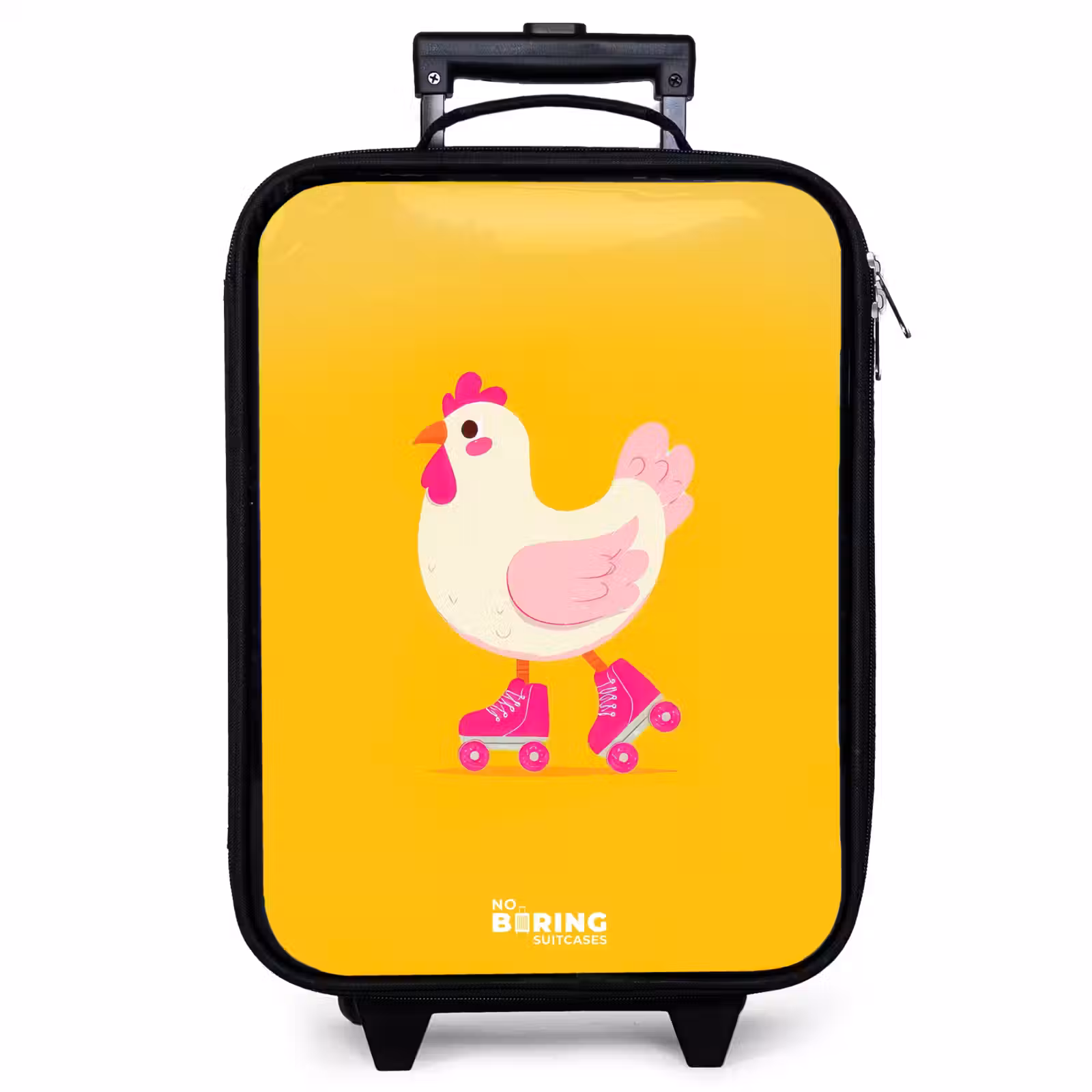 Children's suitcase - Kip - Roller skates - Yellow — 1