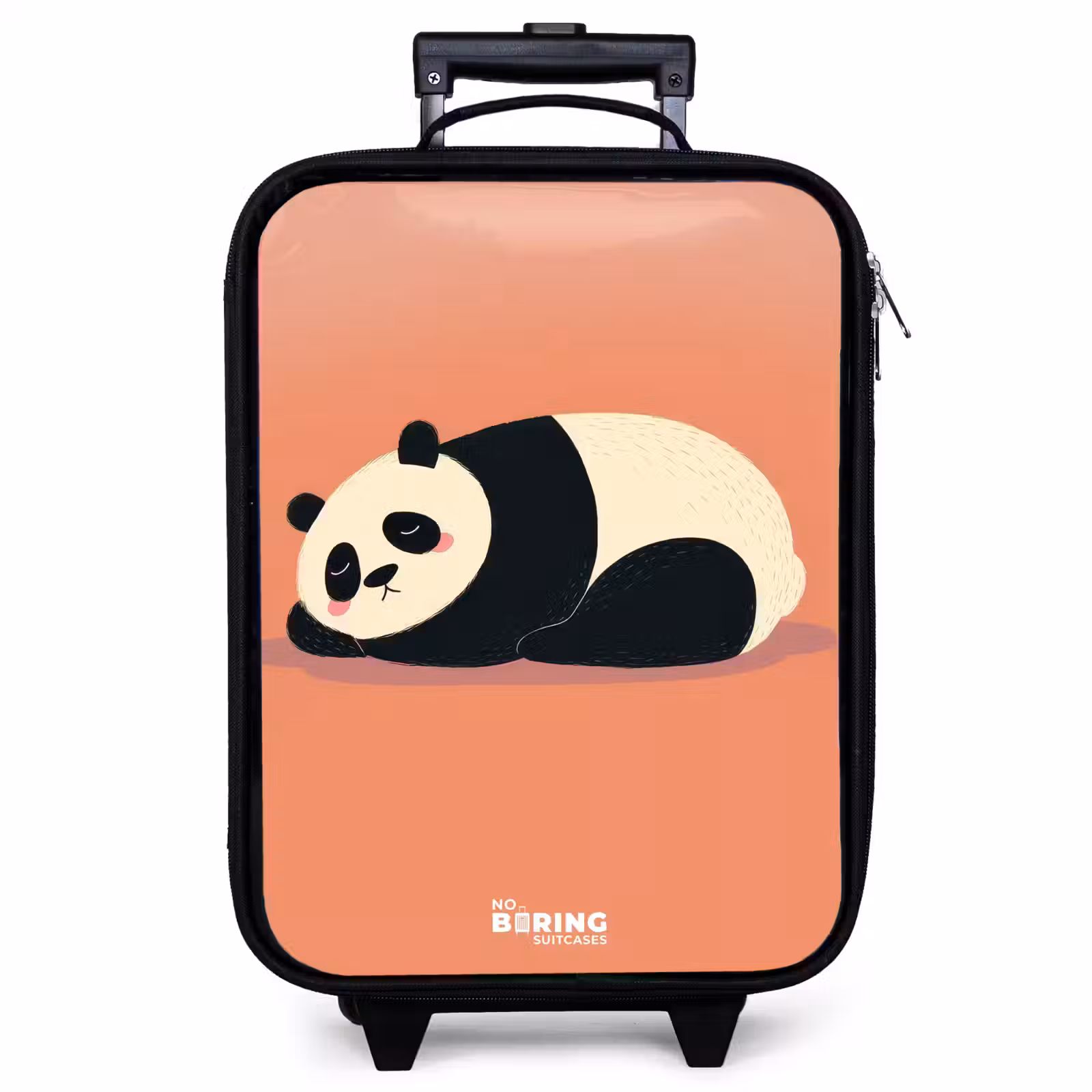 Children's suitcase - Panda - Sleeping - Orange — 1