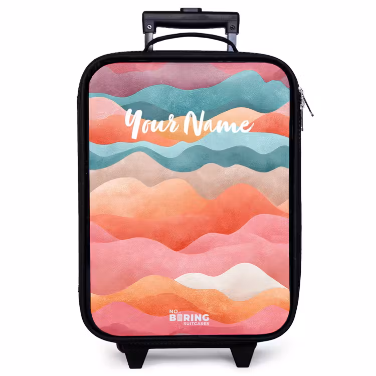 Children's suitcase - Abstract waves — 1