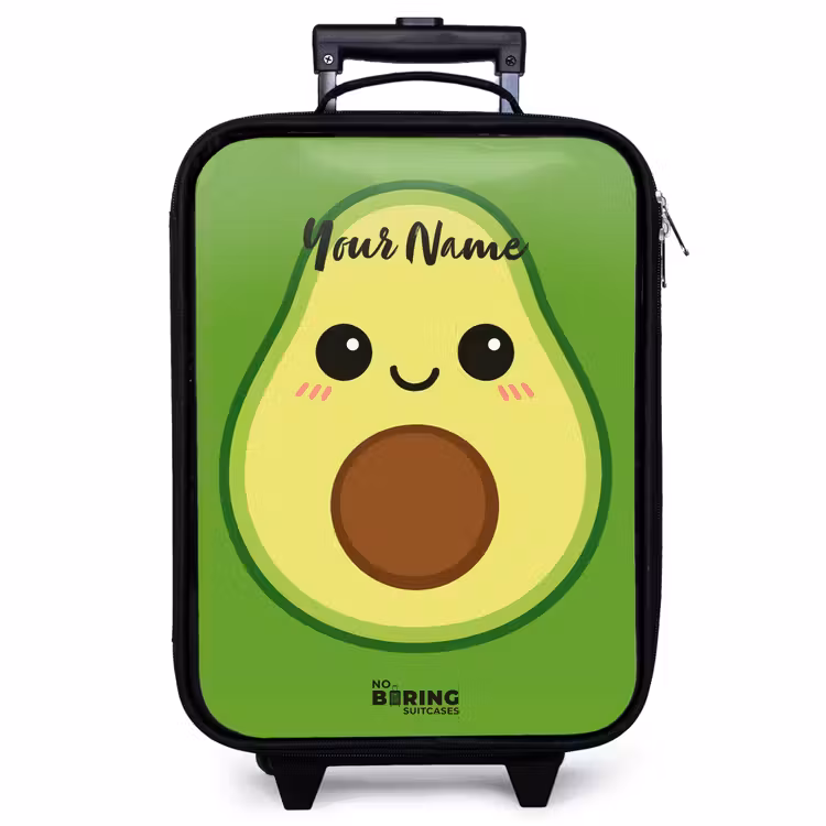 Children's suitcase - Kawai - Avocado - Green — 1