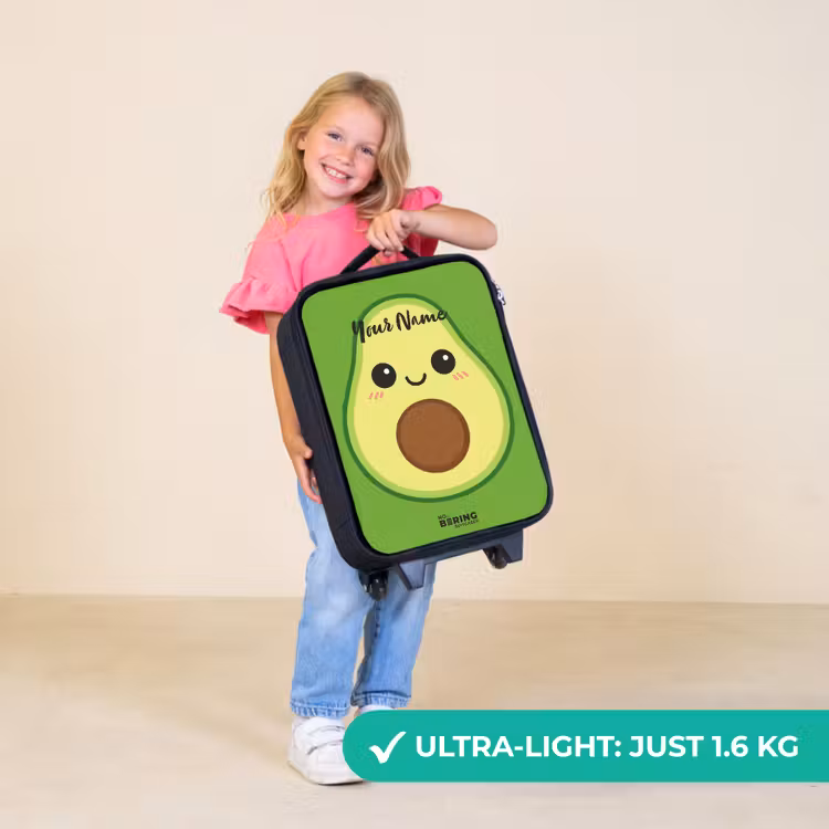 Children's suitcase - Kawai - Avocado - Green — 5