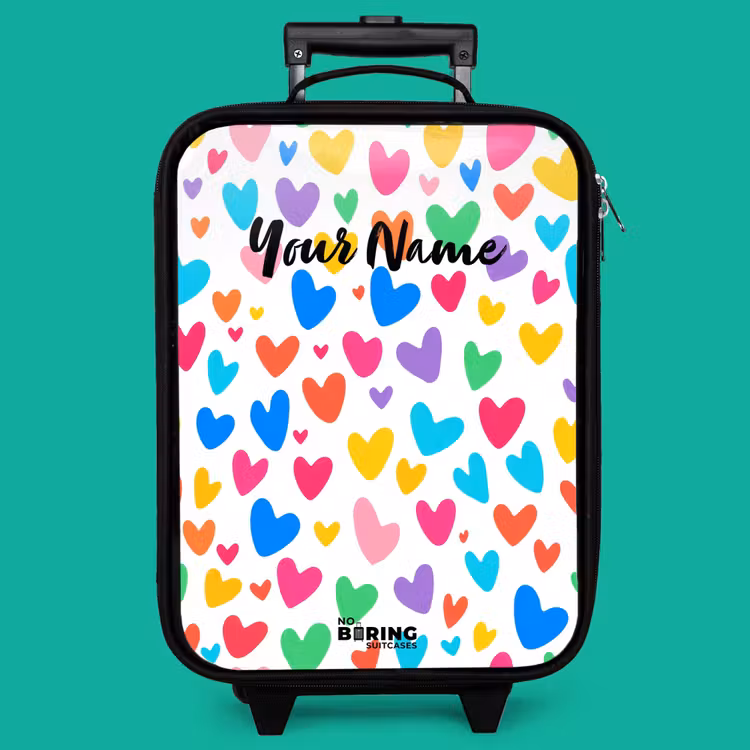 Children's suitcase - Colored hearts — 4