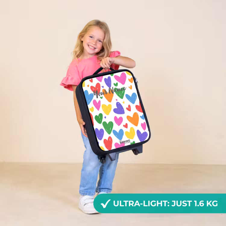Children's suitcase - Colored hearts — 5