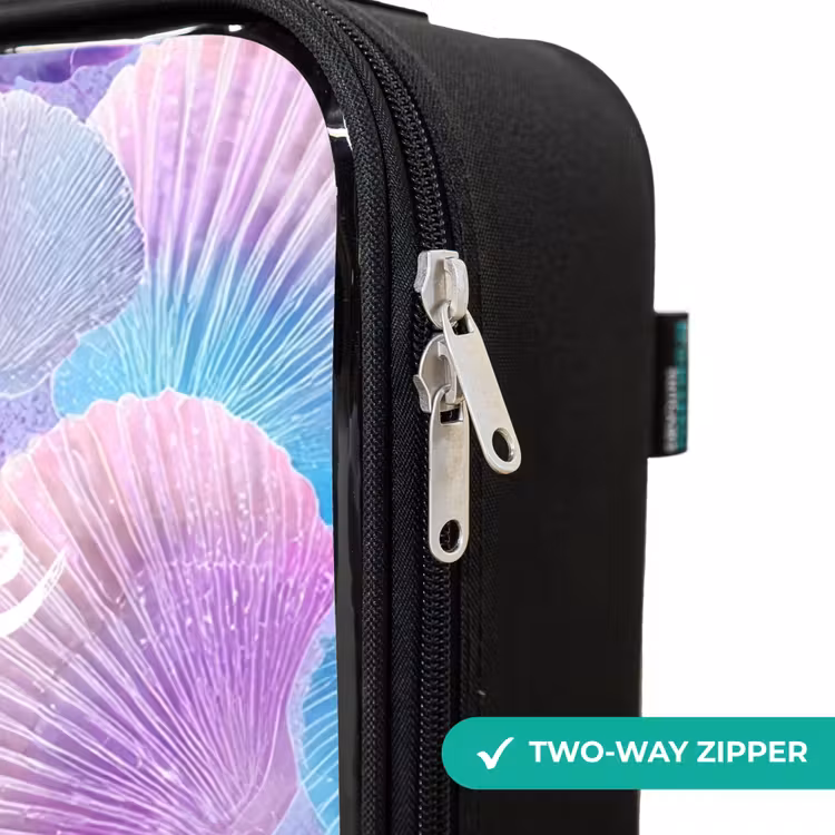 Children's suitcase - Colored shells on a purple background — 6