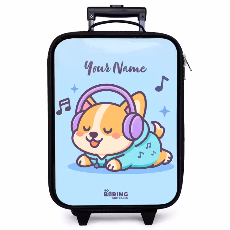 Children's suitcase - Kawai - Dog - Music — 1