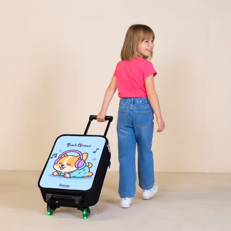 Children's suitcase - Kawai - Dog - Music — 2