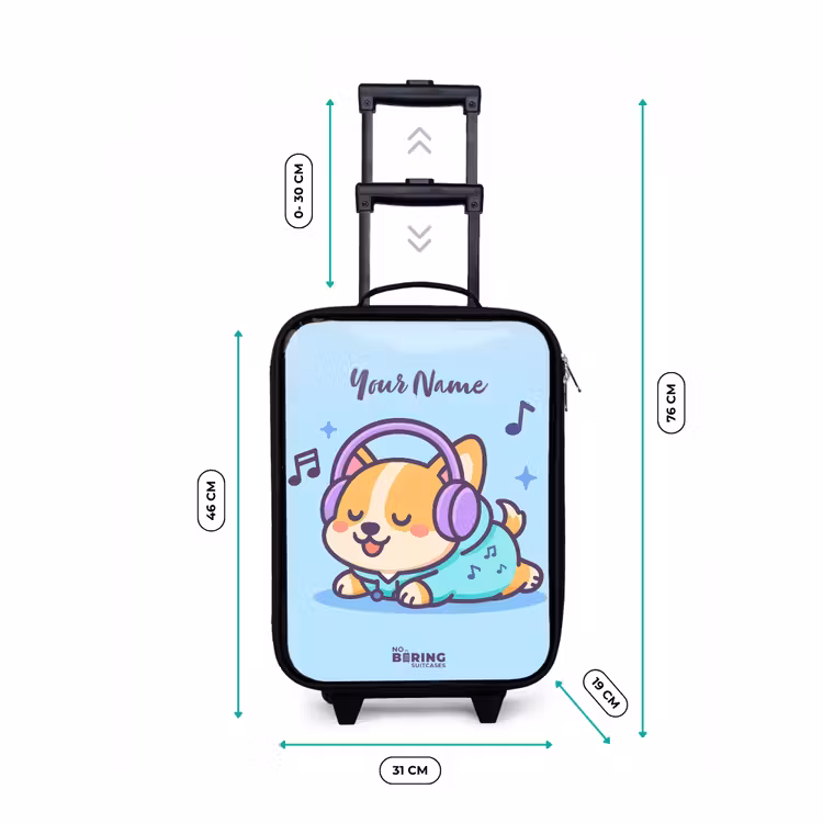 Children's suitcase - Kawai - Dog - Music — 3
