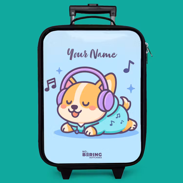 Children's suitcase - Kawai - Dog - Music — 4
