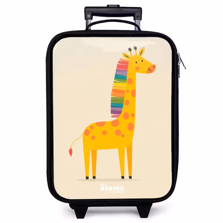 Children's suitcase - Giraffe - Animal - Colorful — 1
