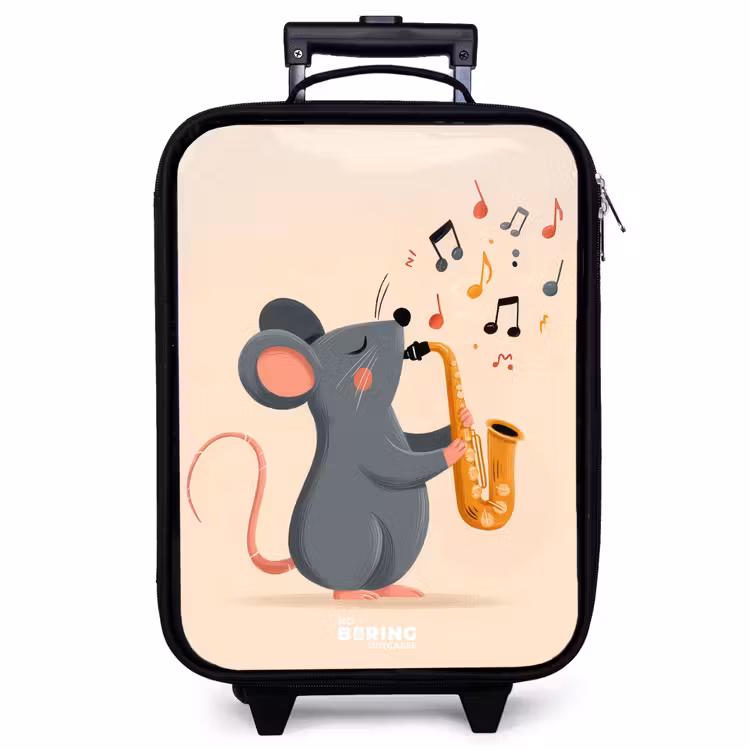 Children's suitcase - Mouse - Saxophone - Music — 1