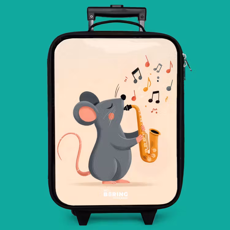 Children's suitcase - Mouse - Saxophone - Music — 4