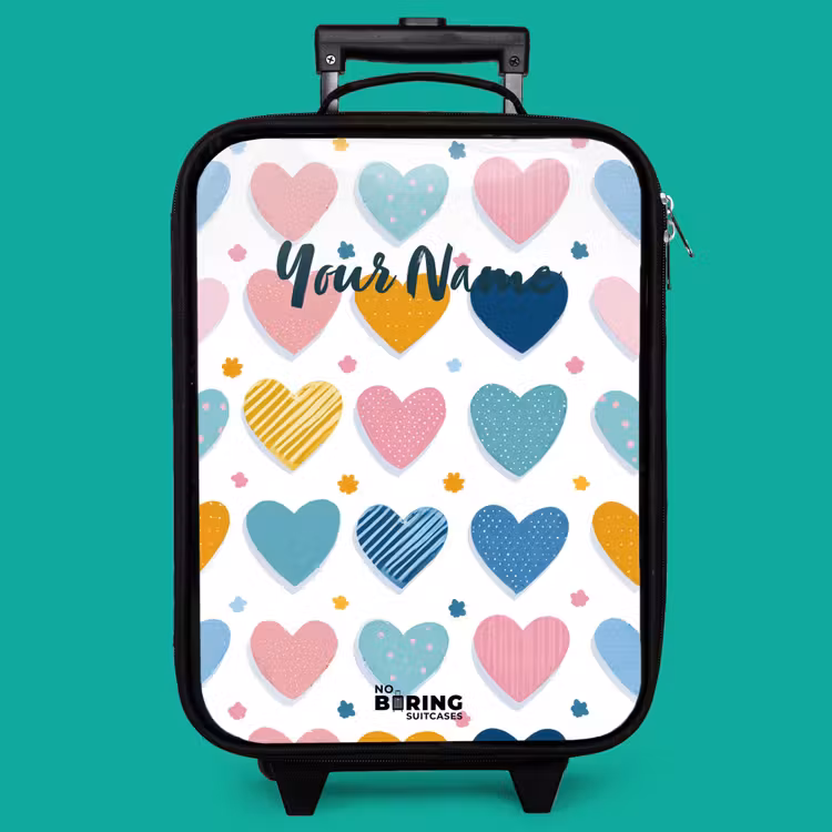 Children's suitcase - Heart pattern — 4