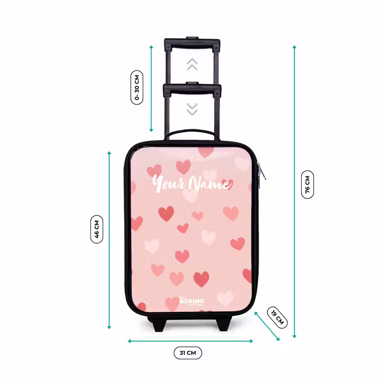 Children's suitcase - Hearts — 3