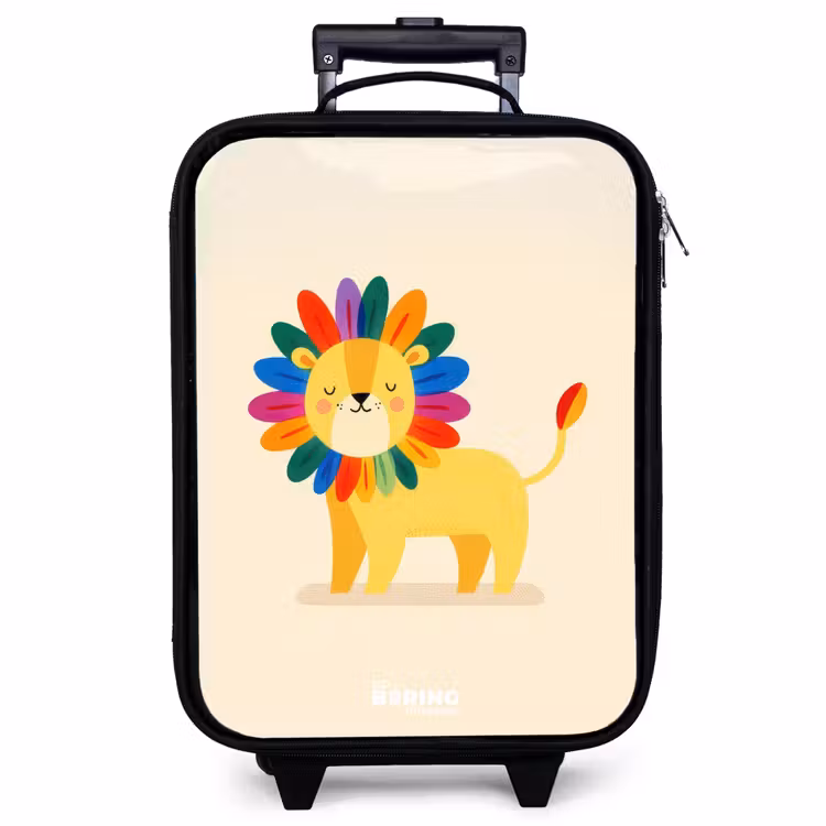 Children's suitcase - Lion - Mane - Colorful — 1