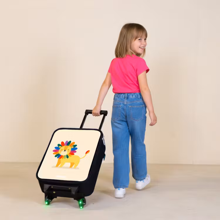Children's suitcase - Lion - Mane - Colorful — 2