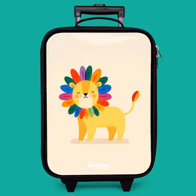 Children's suitcase - Lion - Mane - Colorful — 4