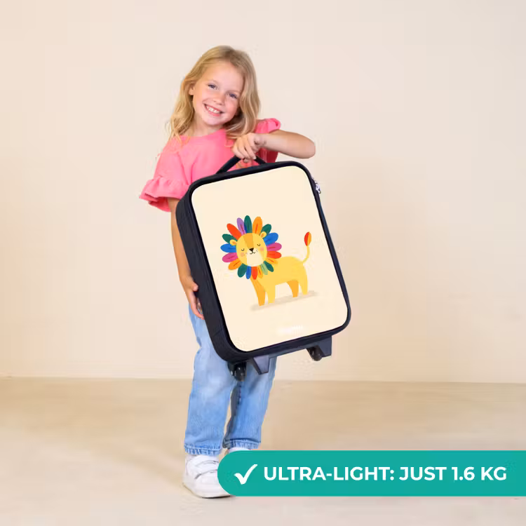 Children's suitcase - Lion - Mane - Colorful — 5