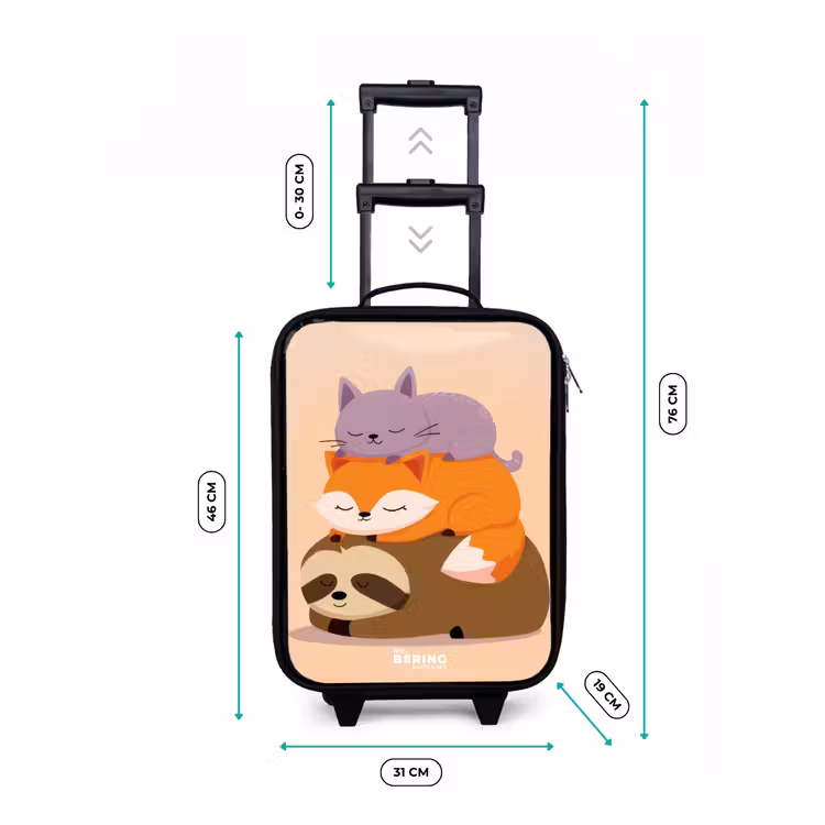 Children's suitcase - Animals - Sleep - Together — 3
