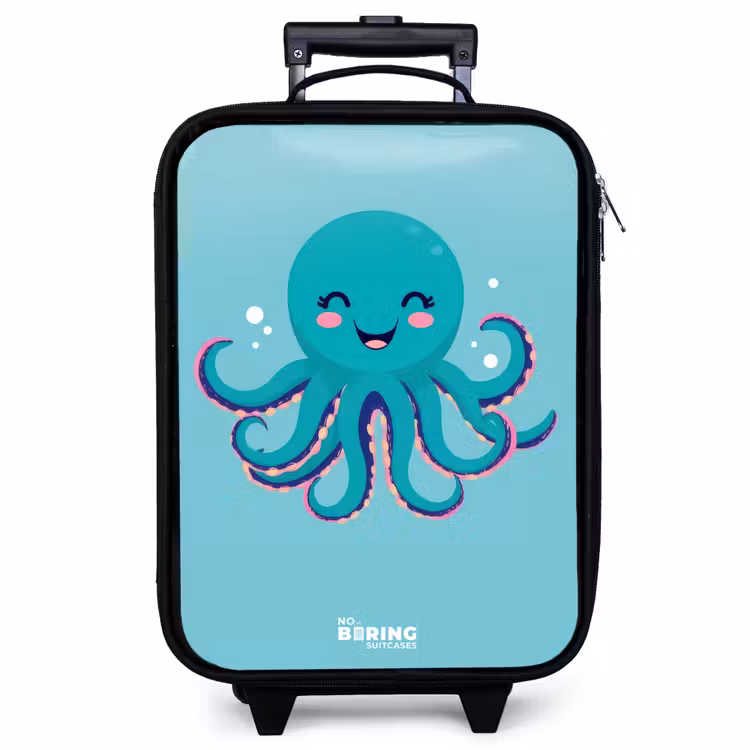 Children's suitcase - Octopus - Water - Blue — 1
